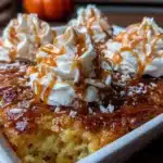 pumpkin dump cake - featured image