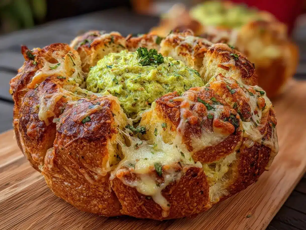 pumpkin-shaped pull-apart cheese bread preparation steps