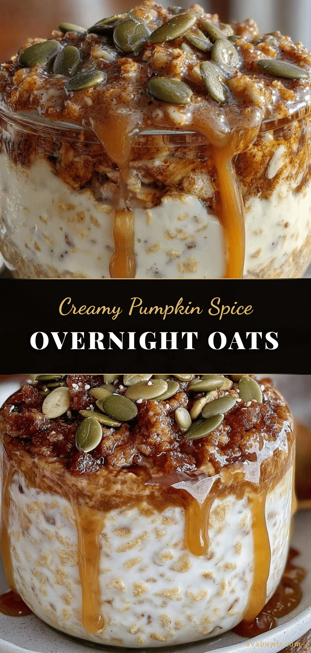 pumpkin spice overnight oats recipe