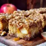 salted caramel apple blondies - featured image