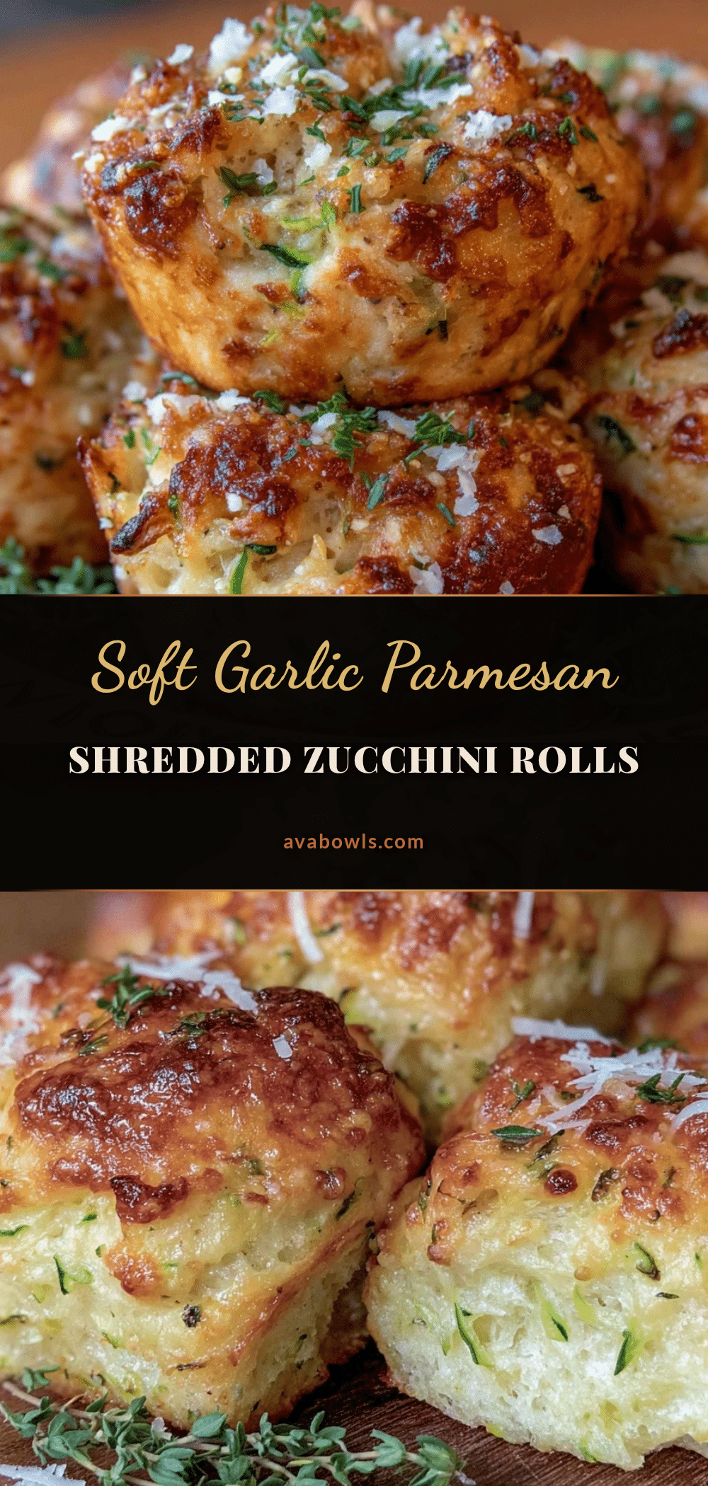 shredded zucchini dinner rolls recipe