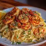 shrimp scampi linguine - featured image