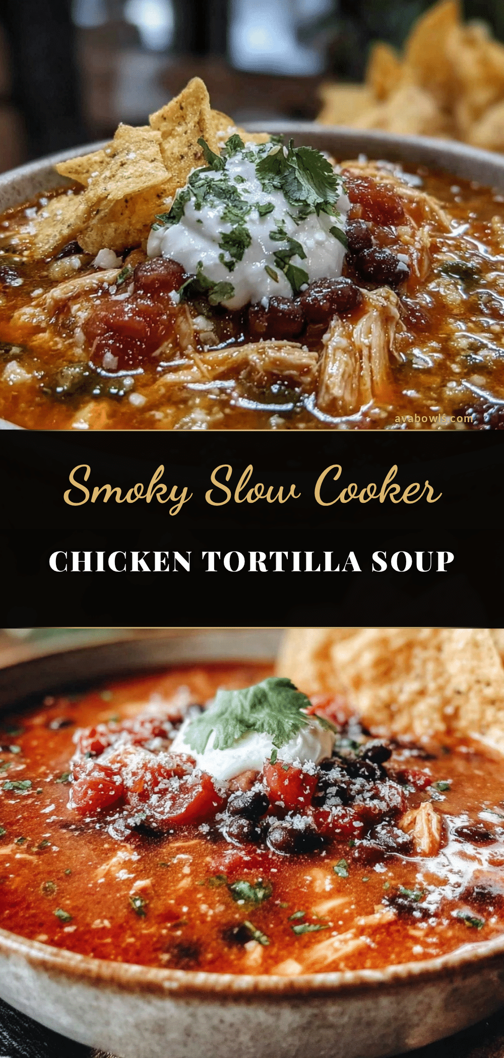 slow cooker chicken tortilla soup recipe