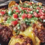 smoked paprika chili cheese dog nachos - featured image