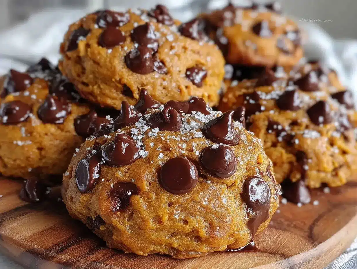 soft-baked pumpkin chocolate chip cookies preparation steps