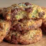 Soft Chewy Chocolate Chip Zucchini Oat Cookies - featured image