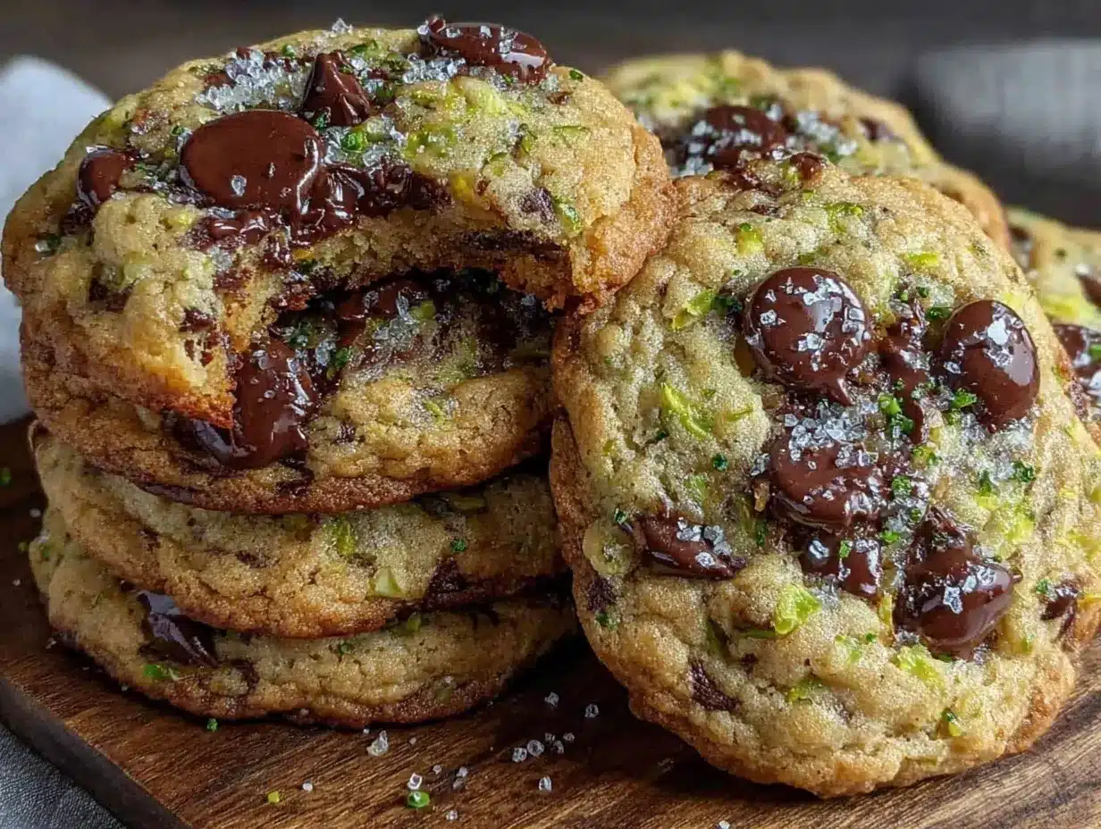 Soft Chewy Chocolate Chip Zucchini Oat Cookies preparation steps