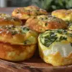 spinach egg white mini frittatas - featured image