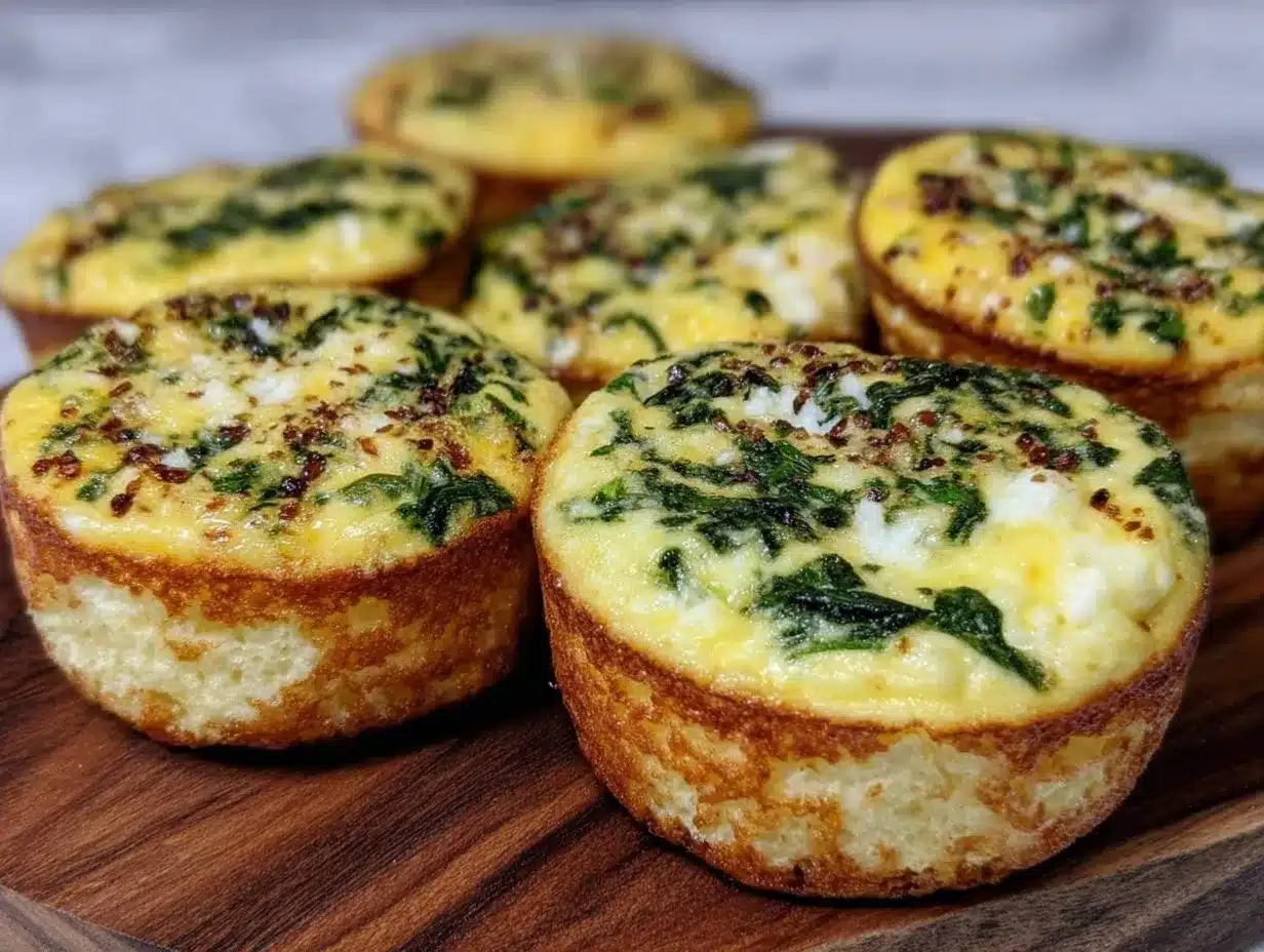 spinach egg white mini frittatas preparation steps