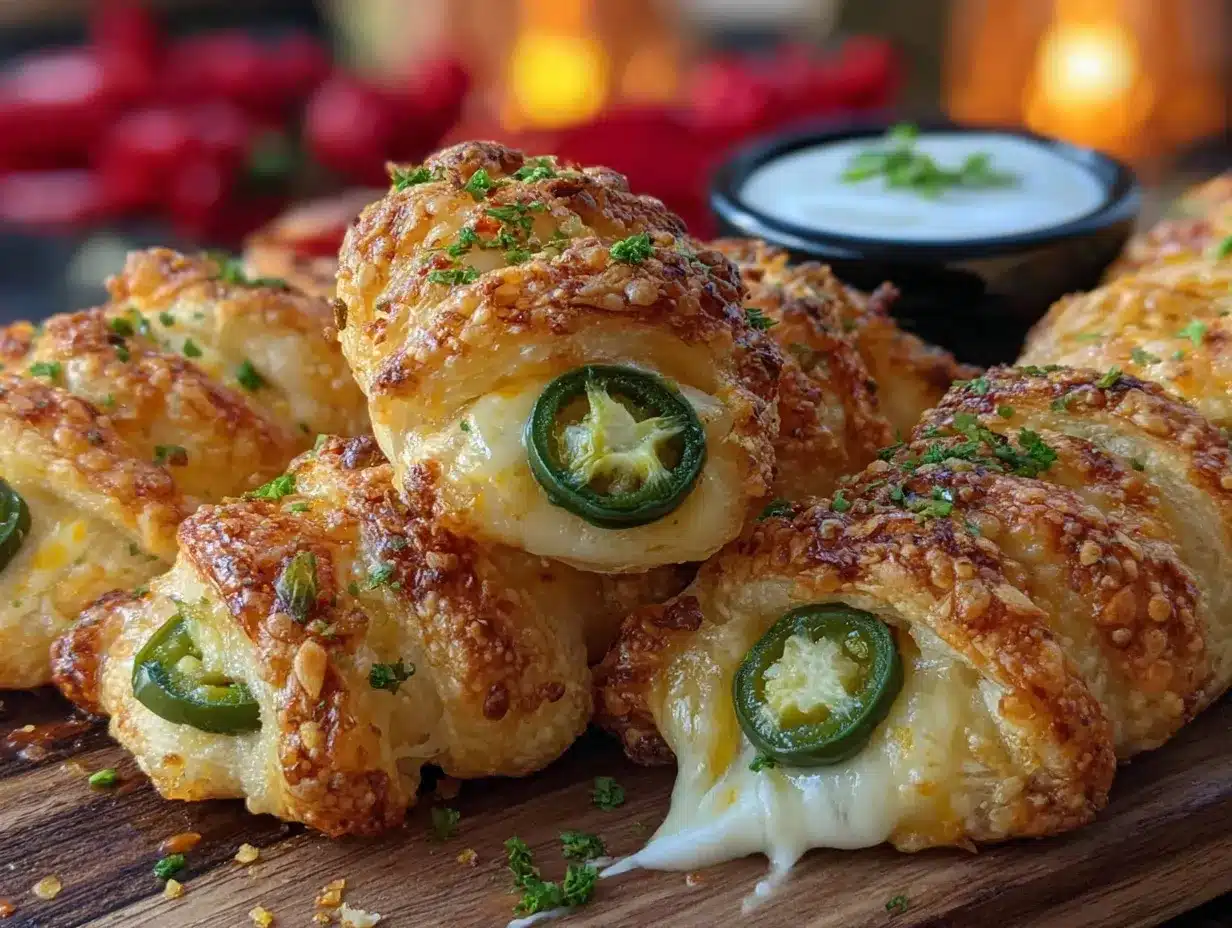 spooky mummy jalapeño poppers preparation steps