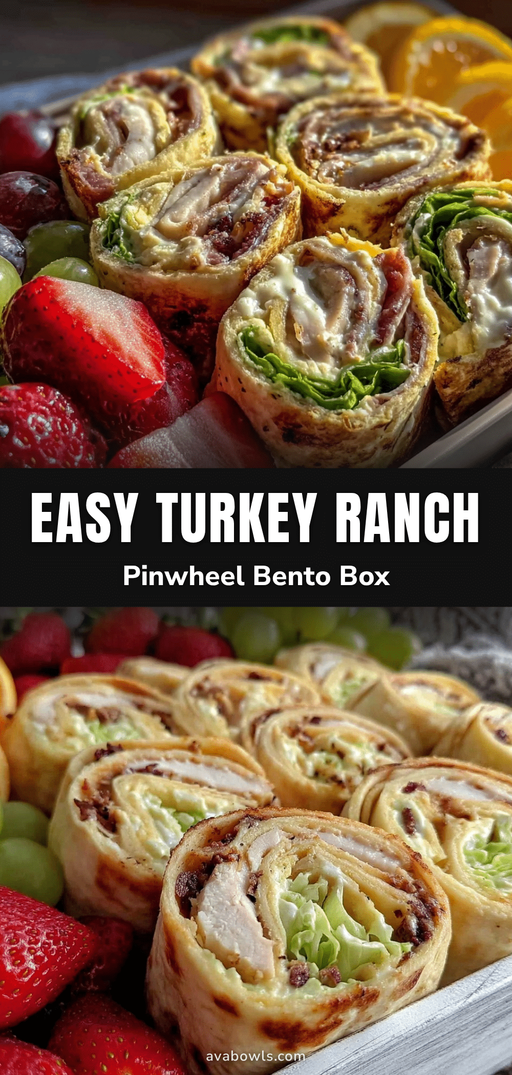 turkey ranch pinwheels recipe