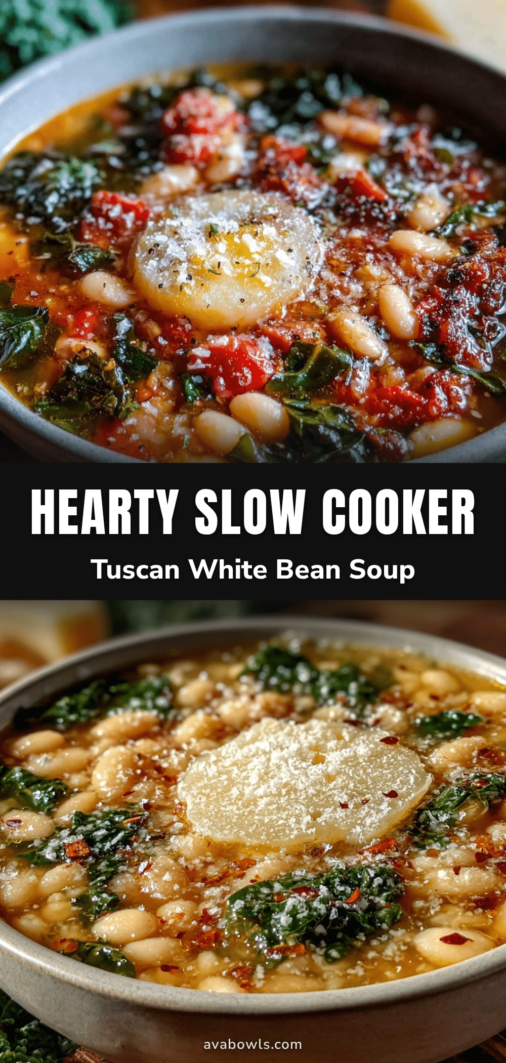 Tuscan White Bean and Kale Soup recipe