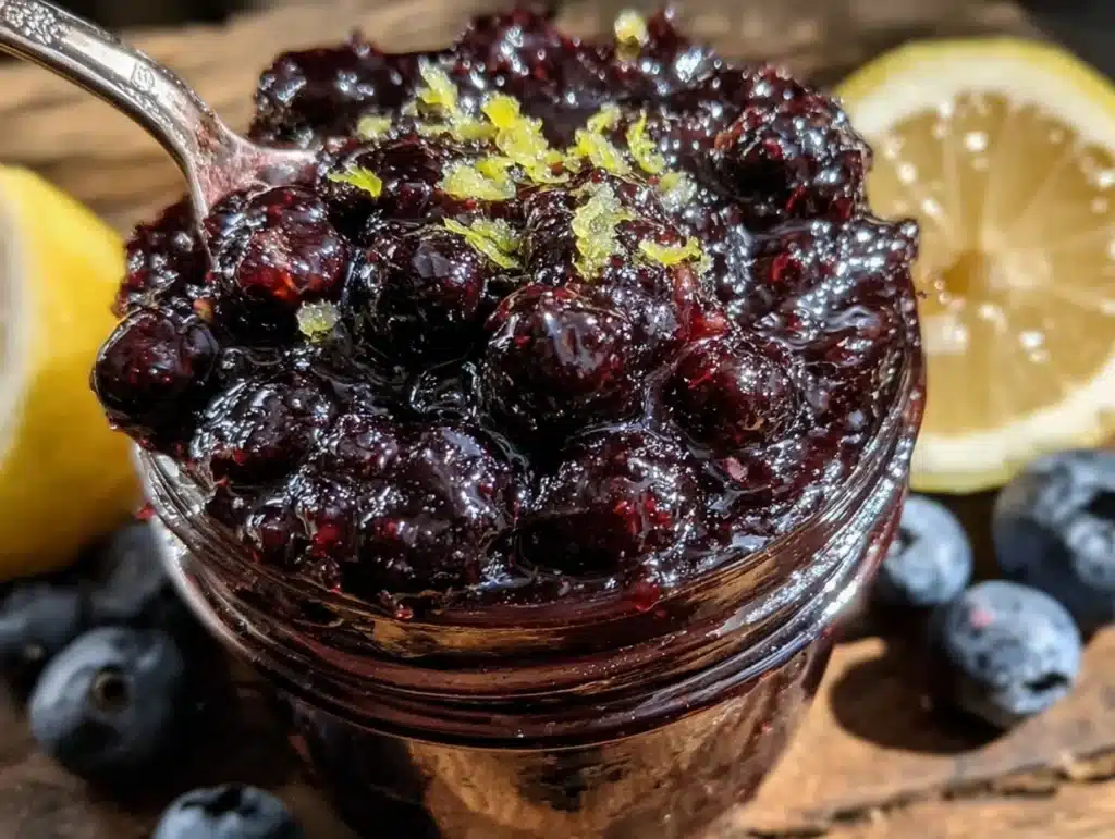 wild huckleberry jam recipe - featured image