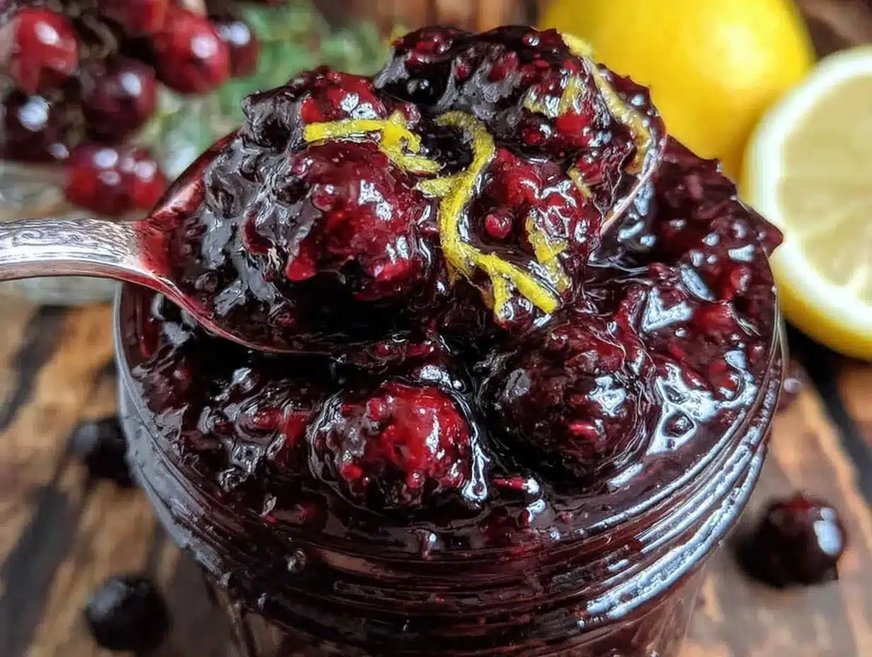 wild huckleberry jam recipe preparation steps