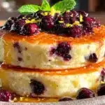 wild huckleberry lemon pancakes - featured image