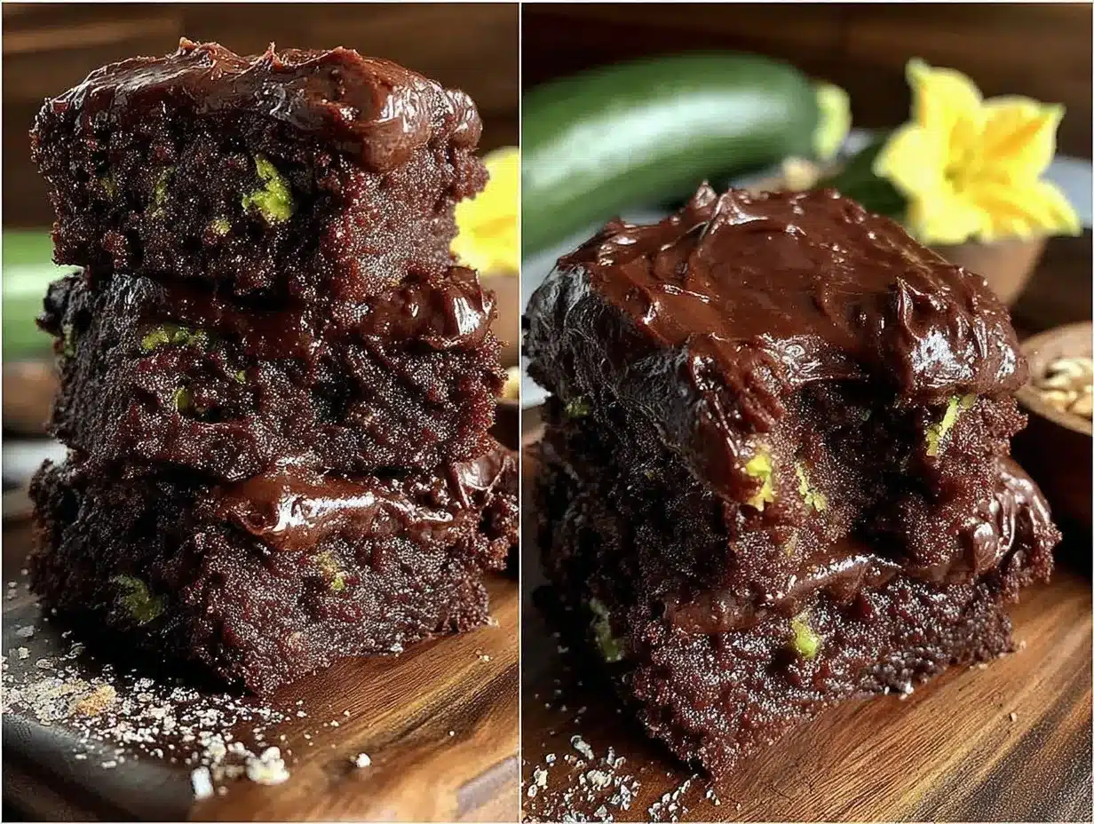 zucchini brownies recipe preparation steps