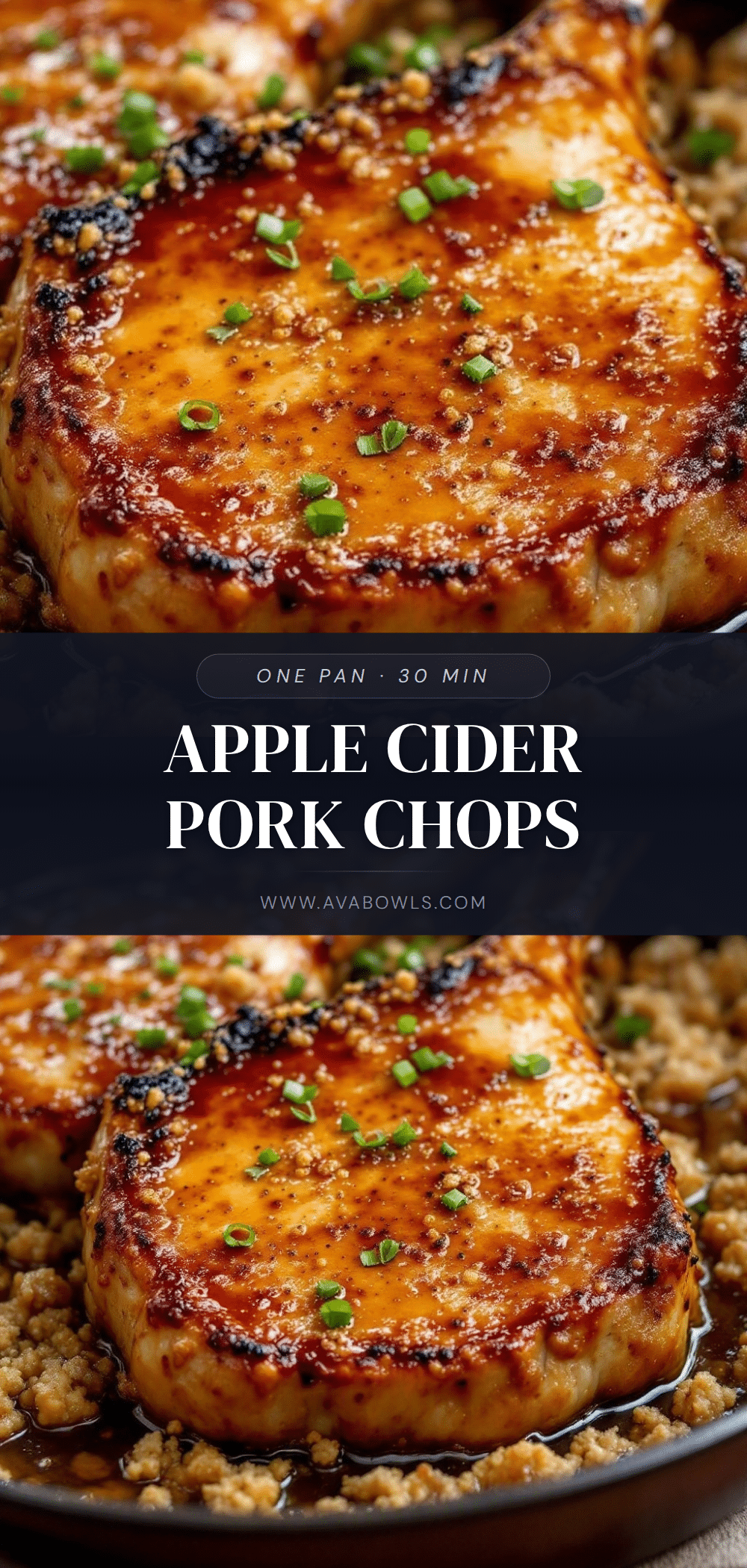 apple cider braised pork chops recipe