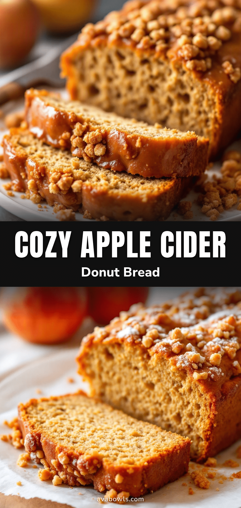 apple cider donut bread recipe