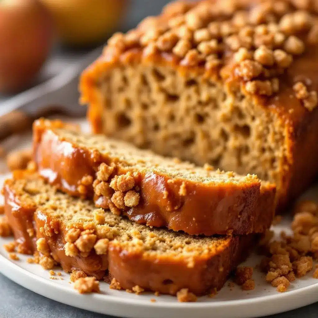 apple cider donut bread - featured image