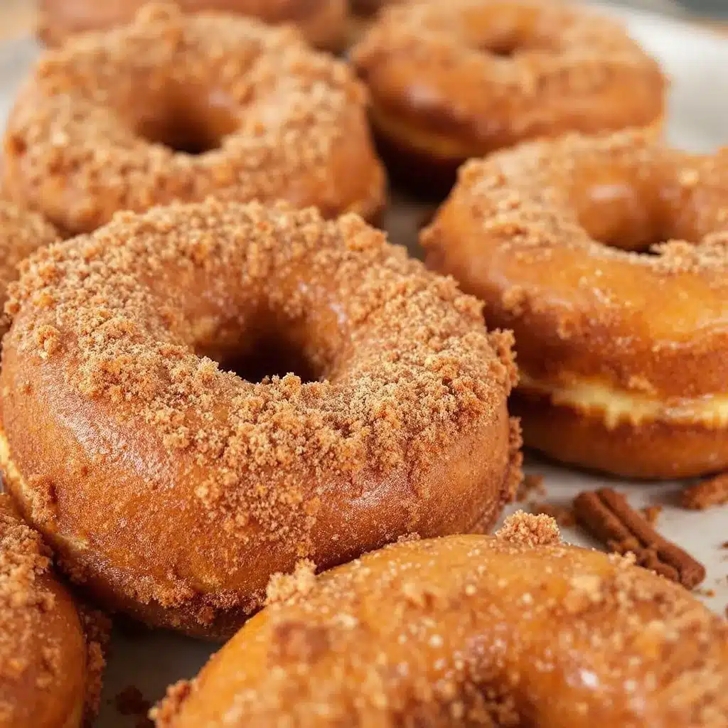 baked pumpkin cake donuts preparation steps