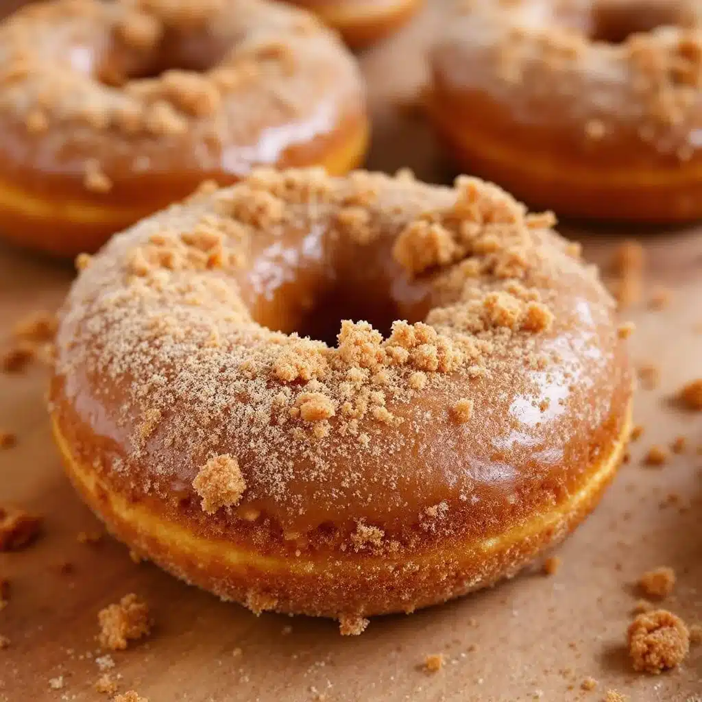 baked pumpkin cake donuts - featured image