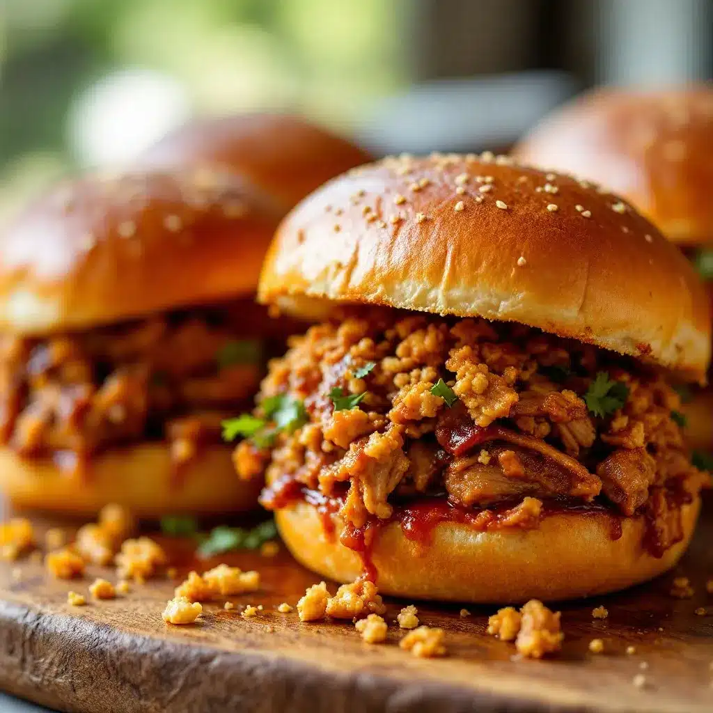 bbq pulled pork sliders preparation steps
