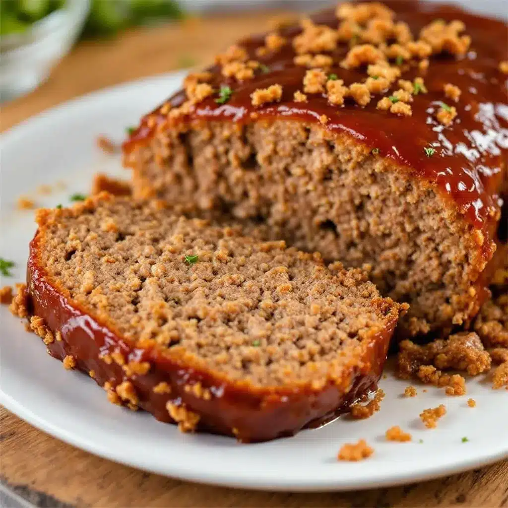 best classic meatloaf with brown sugar glaze preparation steps