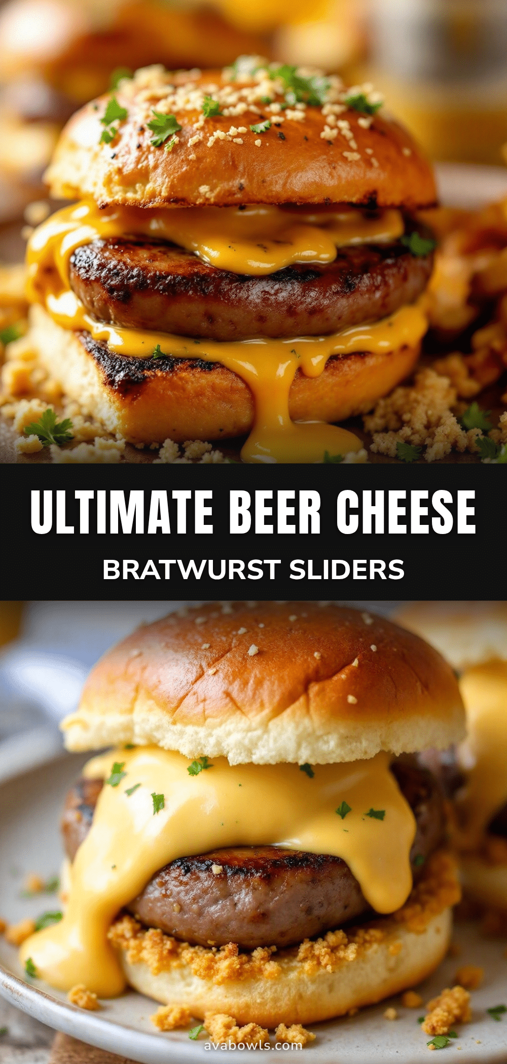 bratwurst sliders with beer cheese sauce recipe