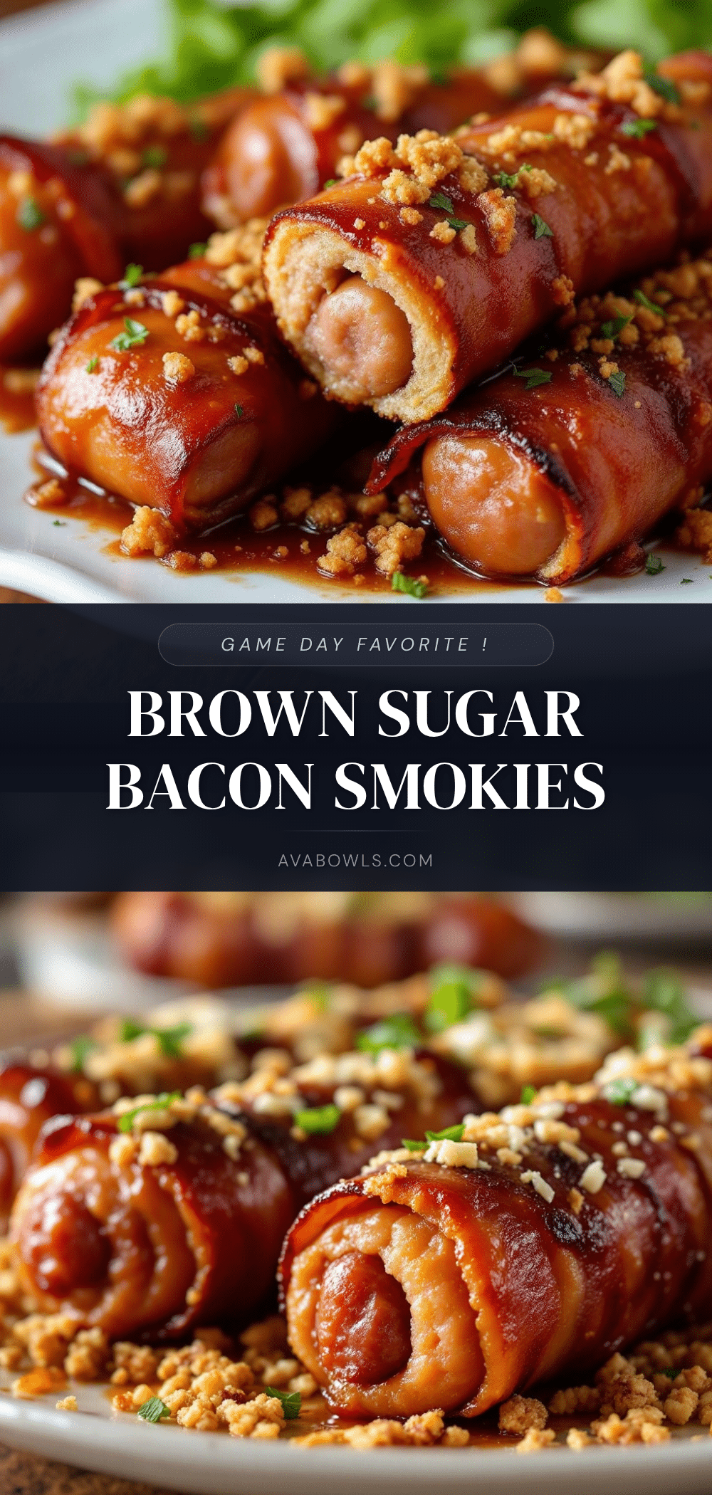 brown sugar bacon-wrapped smokies recipe