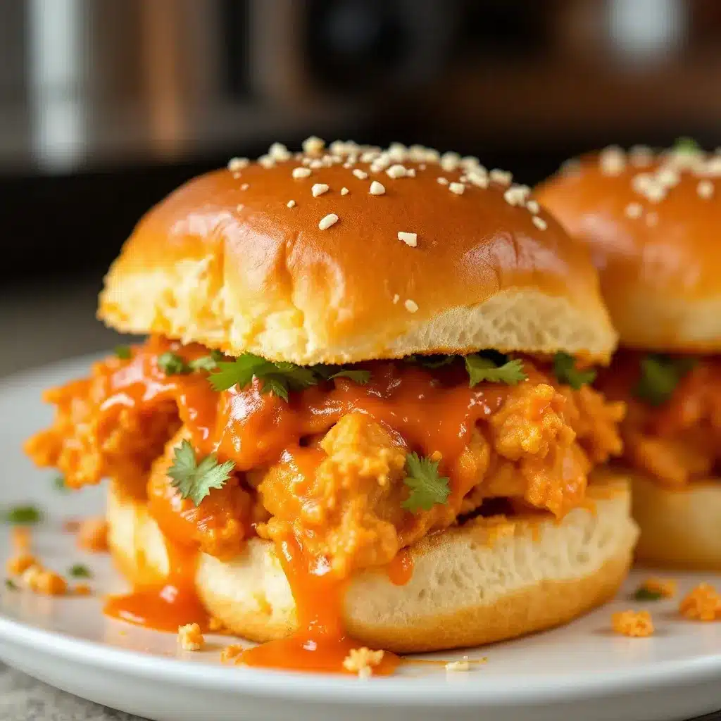 buffalo chicken sliders preparation steps