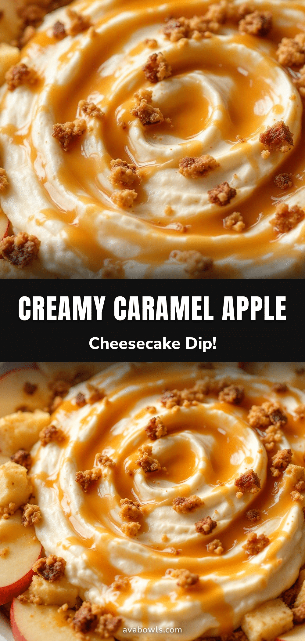Caramel Apple Cheesecake Dip recipe