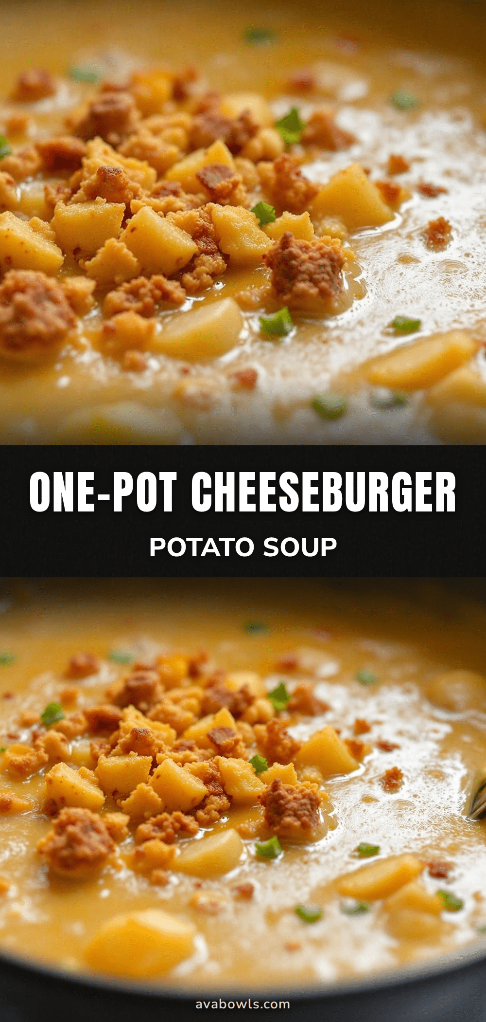 cheeseburger potato soup recipe
