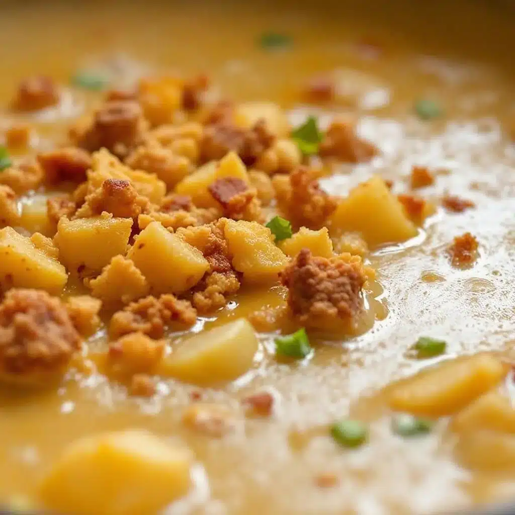 cheeseburger potato soup - featured image