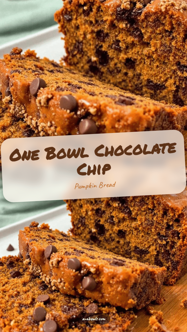 chocolate chip pumpkin bread recipe