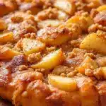 cinnamon sugar apple fritter bread - featured image