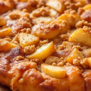 cinnamon sugar apple fritter bread - featured image