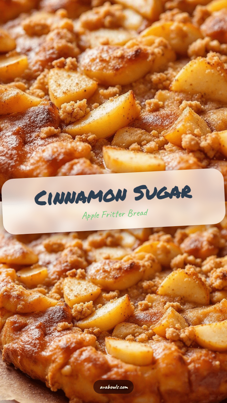 cinnamon sugar apple fritter bread recipe