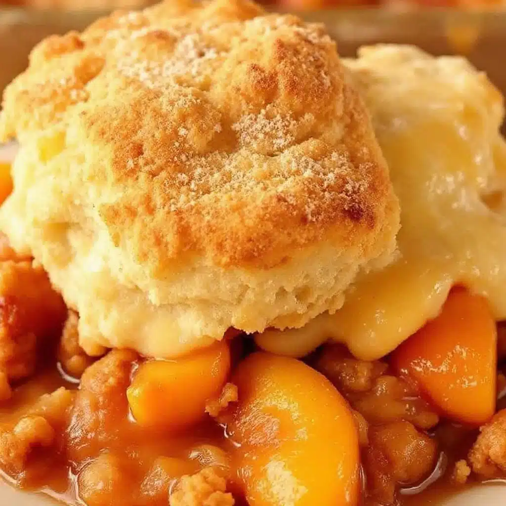Classic Southern Peach Cobbler - featured image