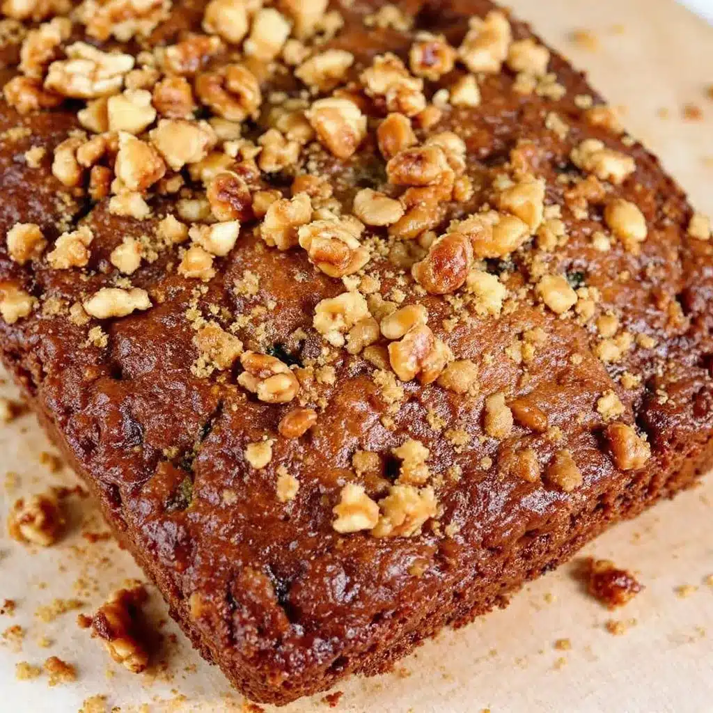 classic zucchini bread with toasted walnuts preparation steps