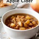 cozy slow cooker spiced apple cider - featured image