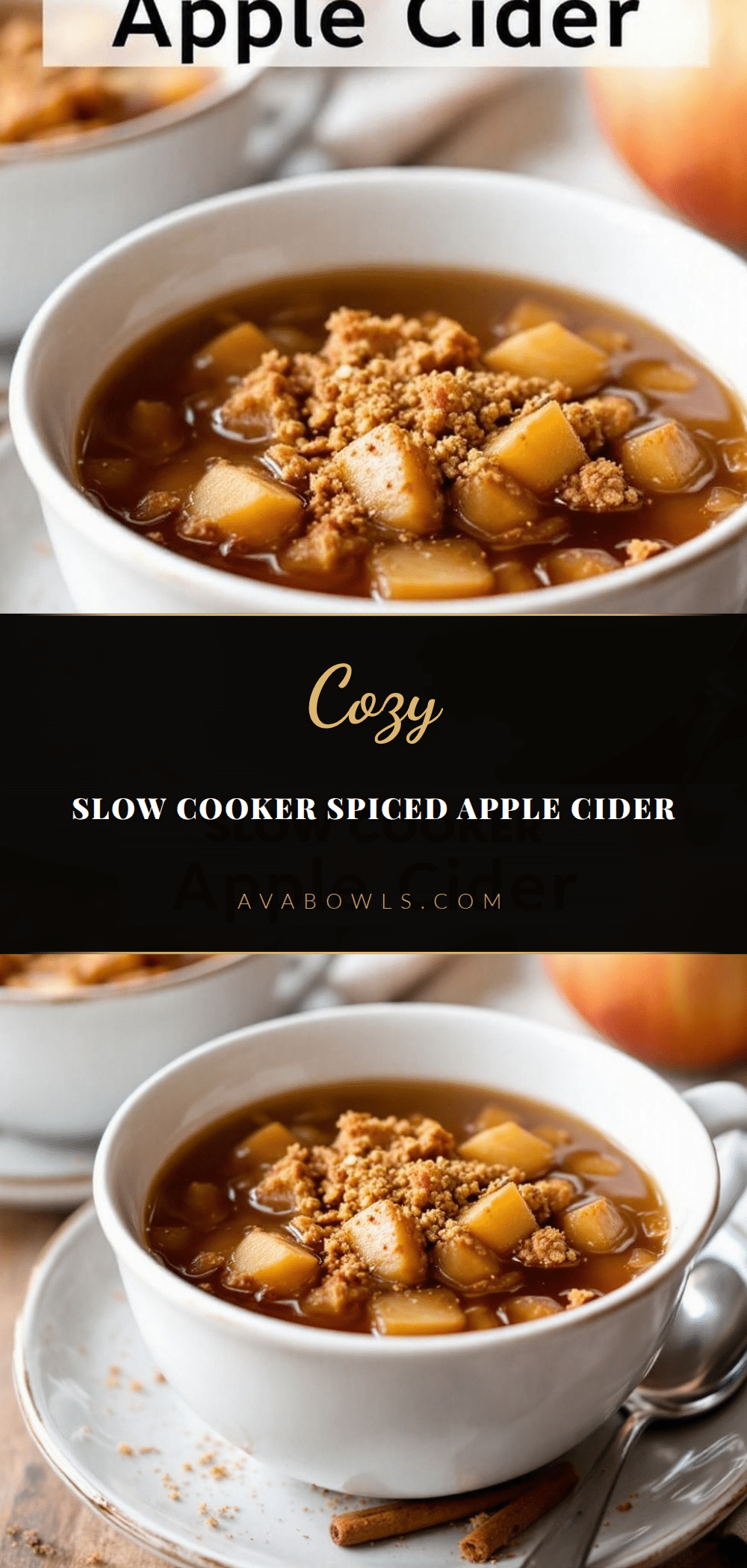 cozy slow cooker spiced apple cider recipe