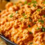 creamy buffalo chicken dip - featured image