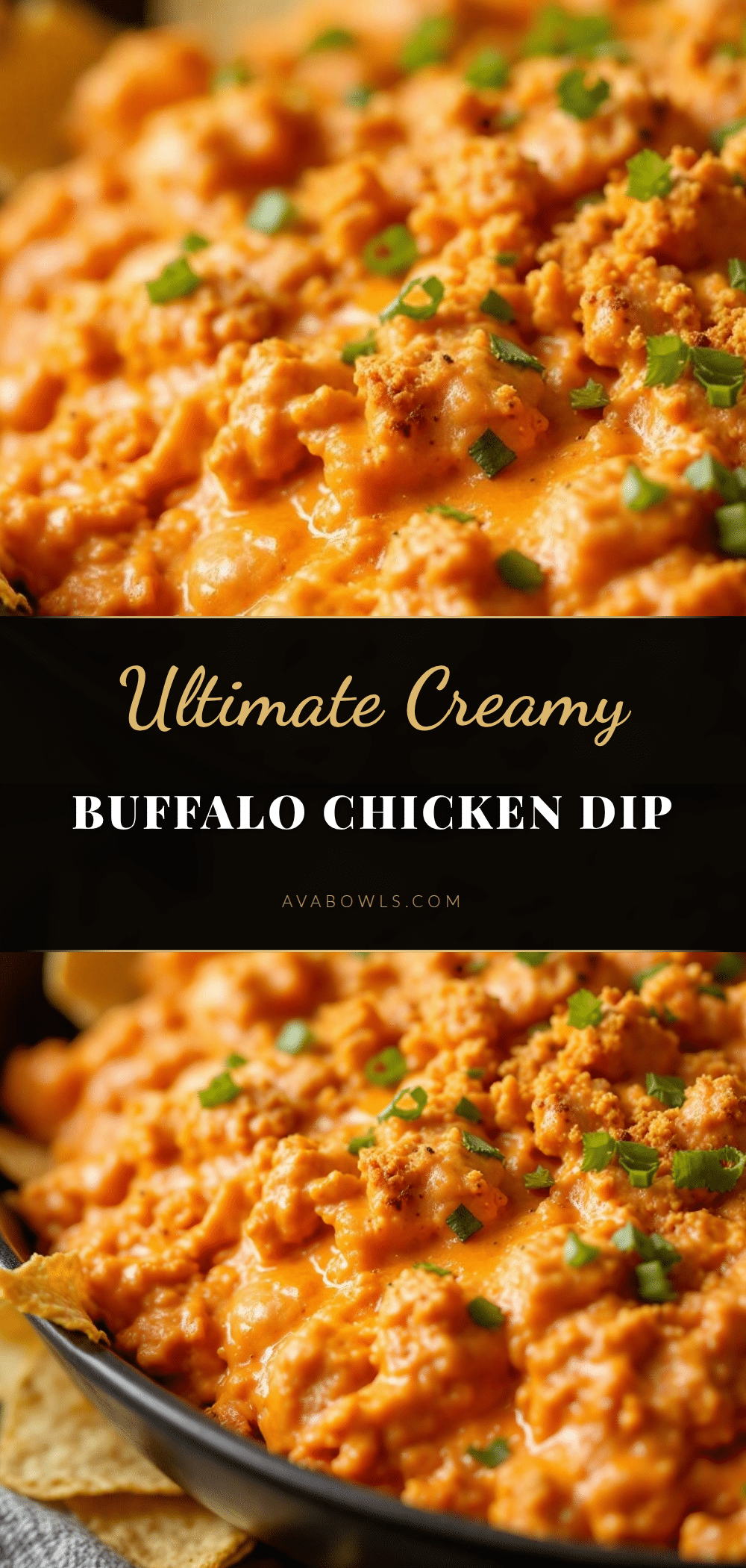 creamy buffalo chicken dip recipe