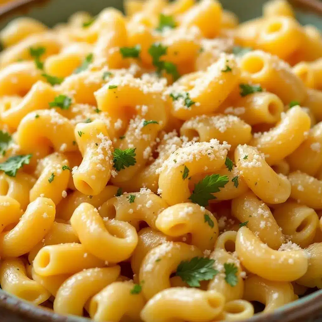 creamy macaroni pasta salad with italian dressing - featured image