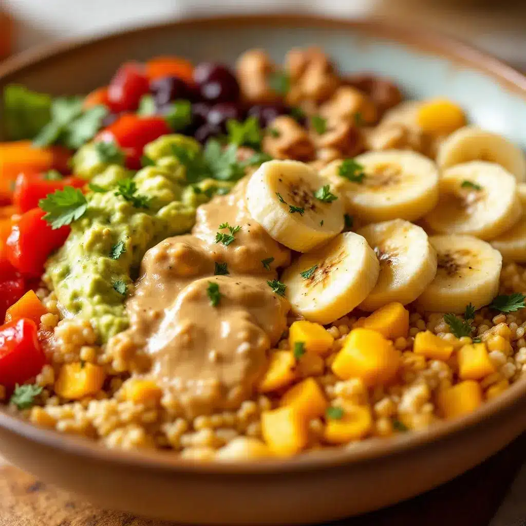 creamy overnight peanut butter banana protein oats preparation steps