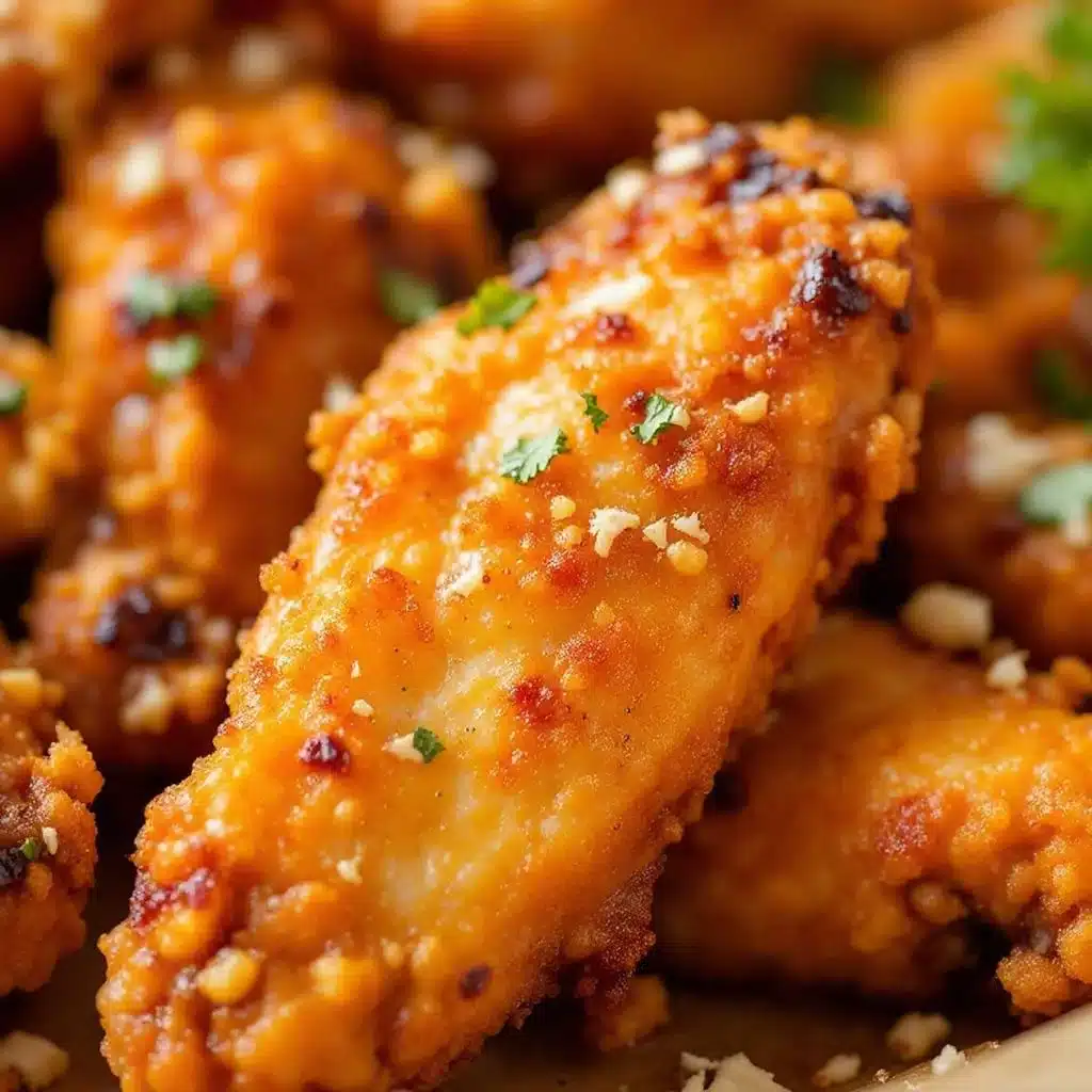 crispy baked chicken wings - featured image