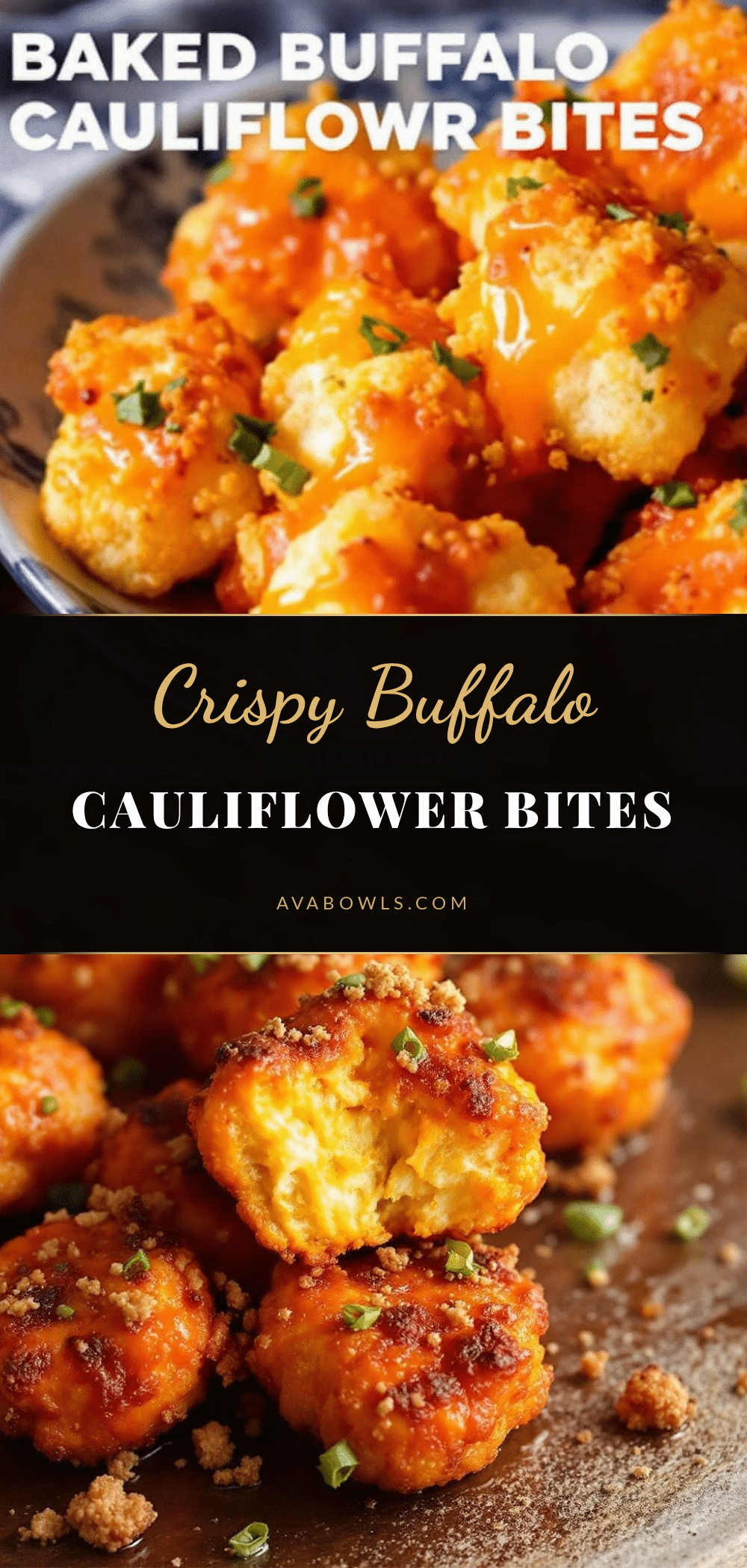 crispy buffalo cauliflower bites recipe