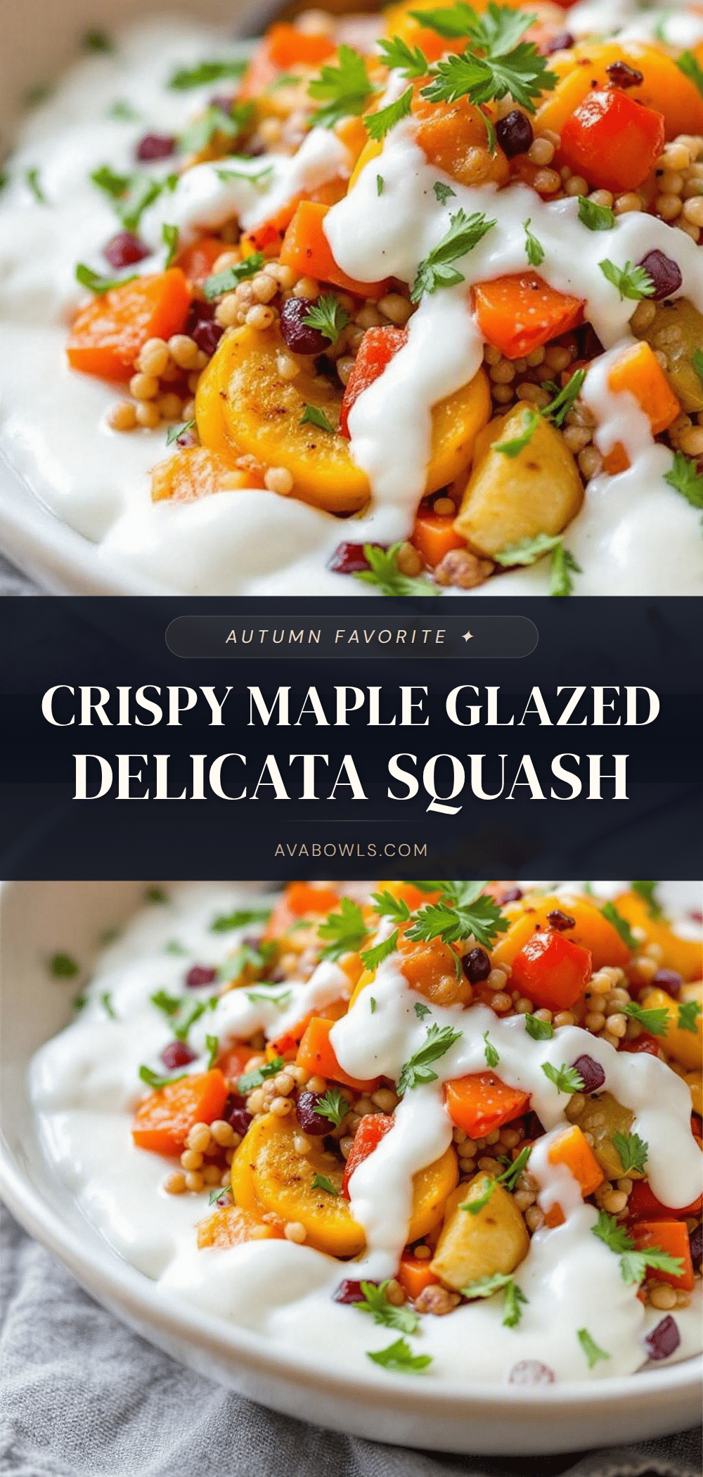 crispy maple glazed roasted delicata squash recipe