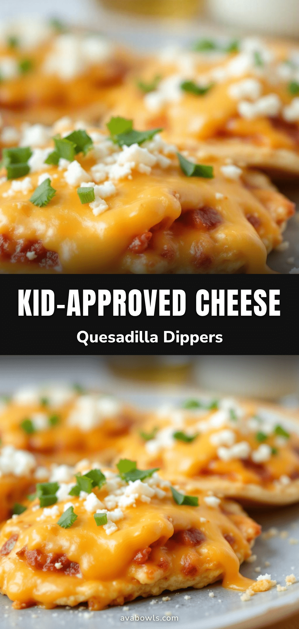 easy cheese quesadilla dippers recipe