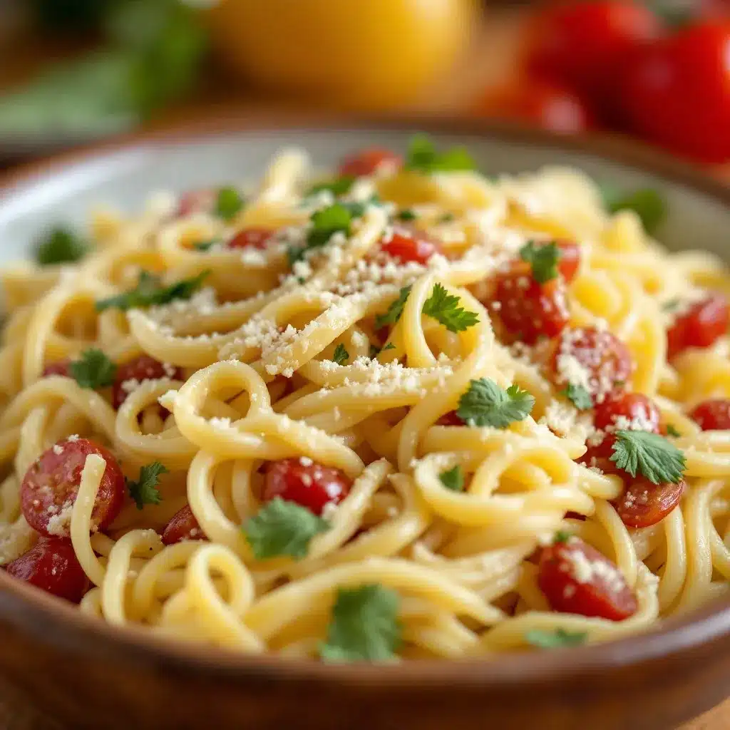 Easy Italian Pasta Salad preparation steps